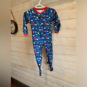 Gerber | 5T Vintage Fleece Cars/Trucks Footie Pyjamas